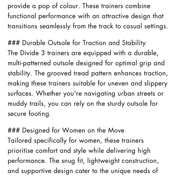 Brooks Women’s Divide 3 trail running shoe - Picture 6 of 12